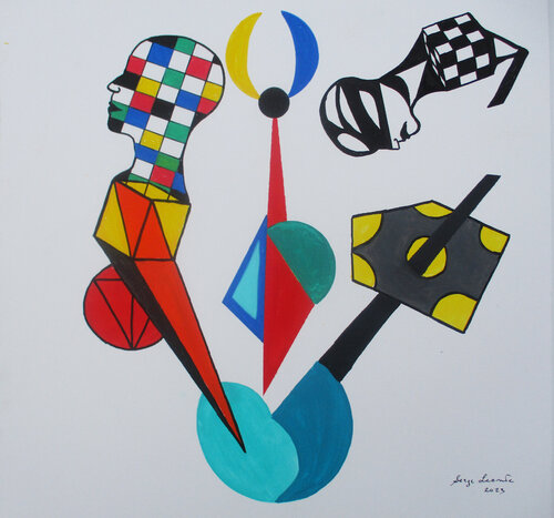 Ovaries di Serge Lecomte, Pittura in vendita su Singulart