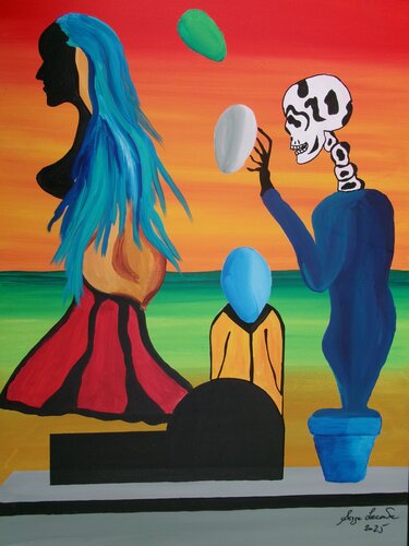 Free di Serge Lecomte, Pittura in vendita su Singulart