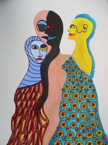 Desires par Serge Lecomte, Peinture en vente sur Singulart