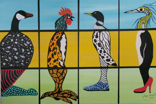 Interchangeable von Serge Lecomte, Malerei kaufen auf Singulart