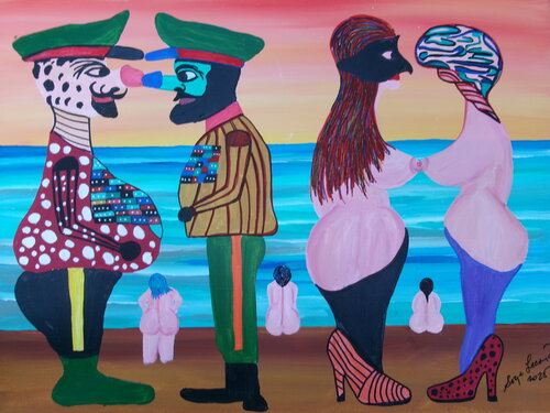 Conversations de Serge Lecomte, Pintura a la venta en Singulart