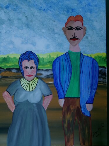Walloon Gothic van Serge Lecomte, Schilderij te koop op Singulart