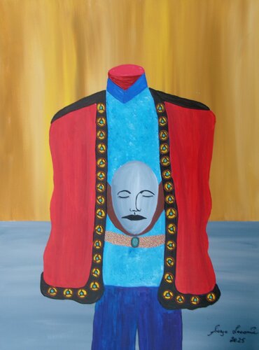 La guerriere inconnue par Serge Lecomte, Peinture en vente sur Singulart