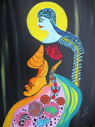 Heart of spring di Serge Lecomte, Pittura in vendita su Singulart
