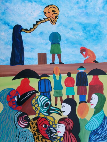 Reactions by Serge Lecomte, Painting for Sale on Singulart