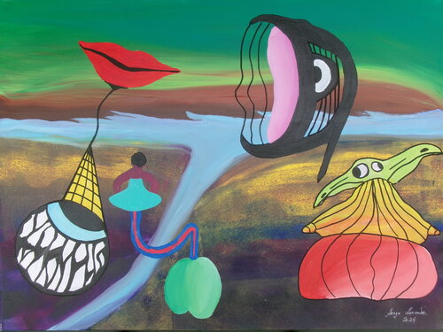 Harmonious3 par Serge Lecomte, Peinture en vente sur Singulart
