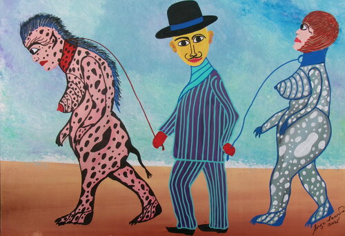 The pimp von Serge Lecomte, Malerei kaufen auf Singulart