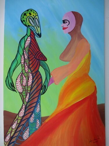 Welcome de Serge Lecomte, Pintura a la venta en Singulart
