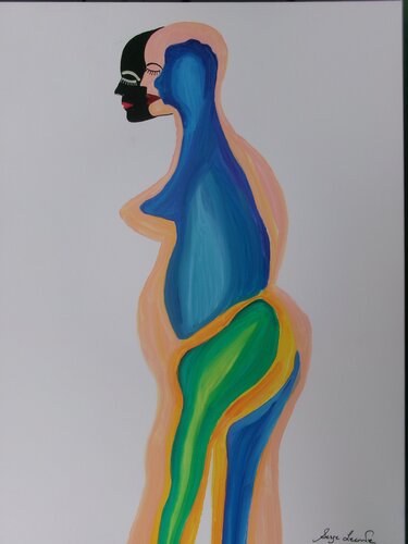 Dormant par Serge Lecomte, Peinture en vente sur Singulart