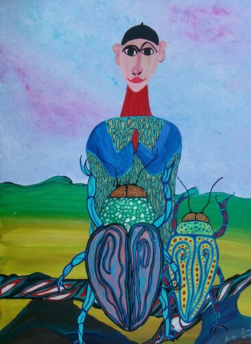 Till death do us part van Serge Lecomte, Schilderij te koop op Singulart