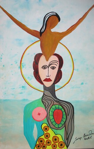 Santa Maria by Serge Lecomte, Painting for Sale on Singulart