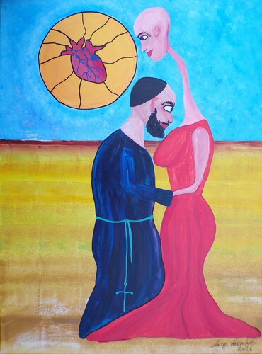 Blessing temptation von Serge Lecomte, Malerei kaufen auf Singulart