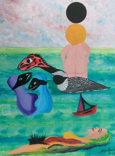 Joy van Serge Lecomte, Schilderij te koop op Singulart