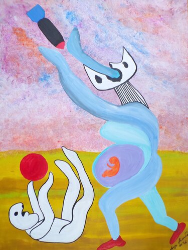 Guernica, London, Berlin, Stalingrad, Hanoi, Baghdad, Teheran van Serge Lecomte, Schilderij te koop op Singulart