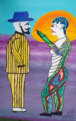 I am not for sale by Serge Lecomte, Painting for Sale on Singulart