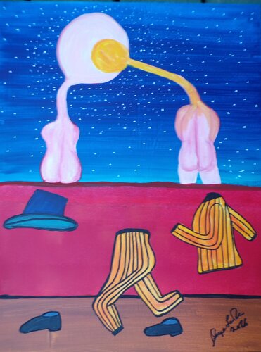 Nocturnal pleasure de Serge Lecomte, Pintura a la venta en Singulart