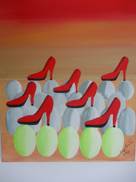 Shoes on eggs24 Serge Lecomte