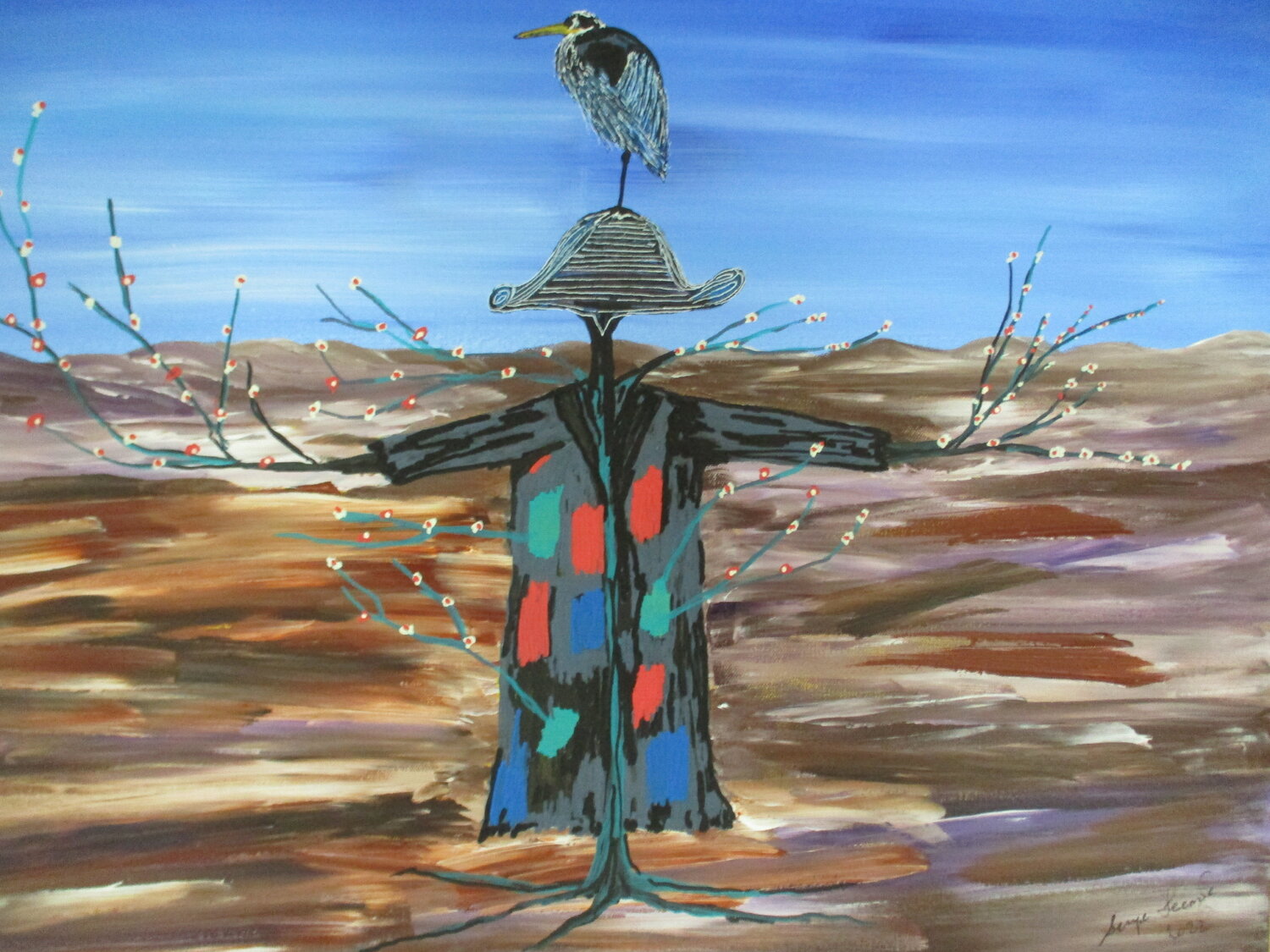 Scarecrows are for crows Serge Lecomte