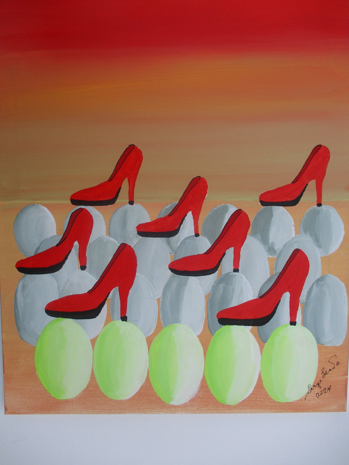 Shoes on eggs24 Serge Lecomte