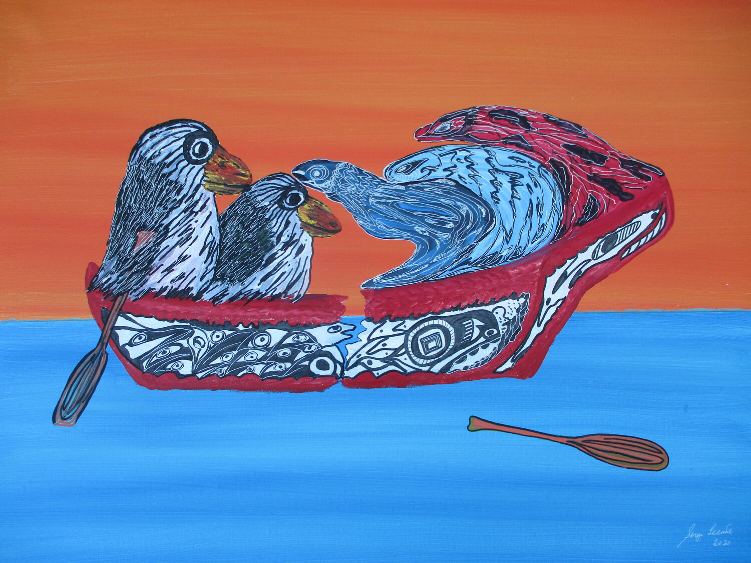 In the same boat, not on the same page Serge Lecomte