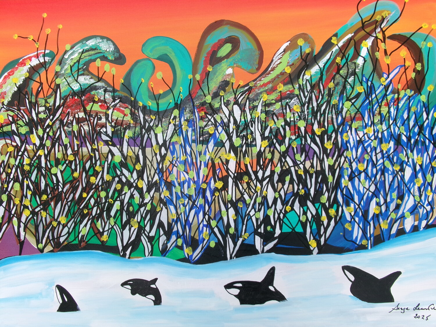 Out of their elements Serge Lecomte Peinture originale à vendre
