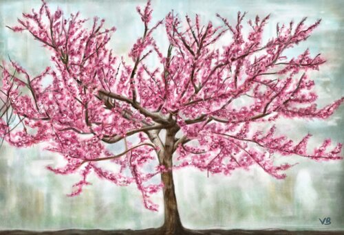 Pesco in fiore von Vittorialessia Brunetti, Digital kaufen auf Singulart