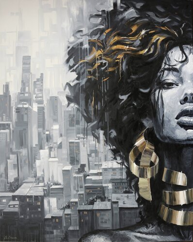 The powerful one van Baiba Limane, Schilderij te koop op Singulart