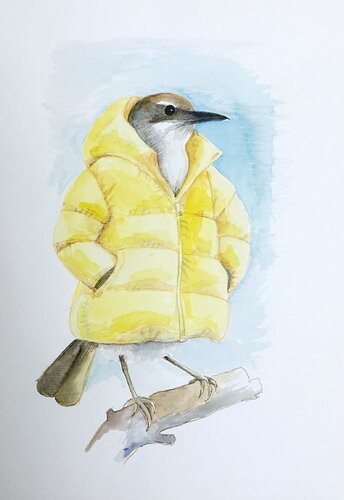 Its getting Cold outside by Amédé Flum, Painting for Sale on Singulart