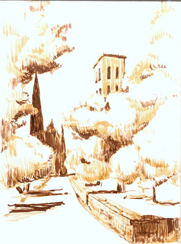 Beaume de venice, France 2019 by Amédé Flum, Painting for Sale on Singulart