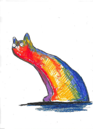 LSD-Cat by Amédé Flum, Painting for Sale on Singulart