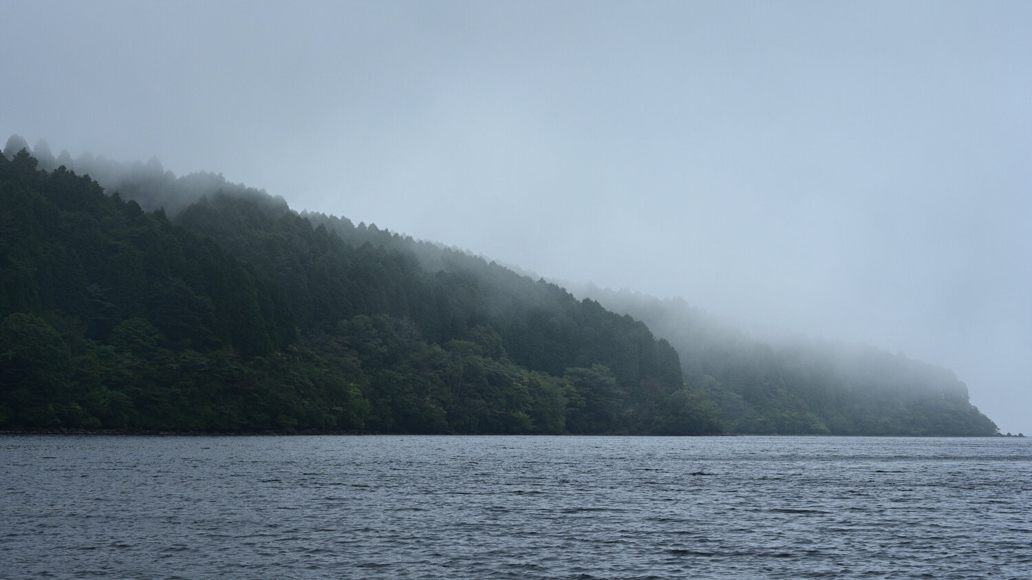 Lake Ashinoko Meets the Cloud Anatoliy Anshin