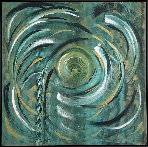 The Flow von Anna Maier, Malerei kaufen auf Singulart