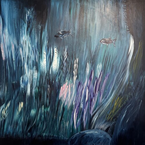 Underwater Love II von Anna Maier, Malerei kaufen auf Singulart