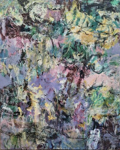 Harmonie en parme von Anne Marie GINTRAND, Malerei kaufen auf Singulart