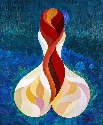 Femme Mélancolique by Corbello, Painting for Sale on Singulart