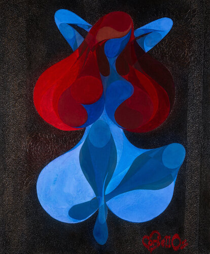 Femme Perdue Dans Ses Pensées van Corbello, Schilderij te koop op Singulart