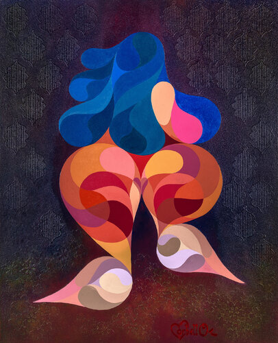 Femme Féline van Corbello, Schilderij te koop op Singulart