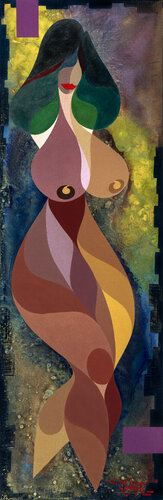 Promenade Sous Les Etoiles by Corbello, Painting for Sale on Singulart