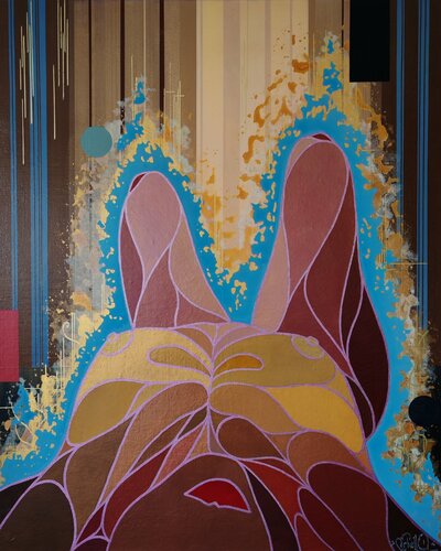 Brûlante de Désir by Corbello, Painting for Sale on Singulart