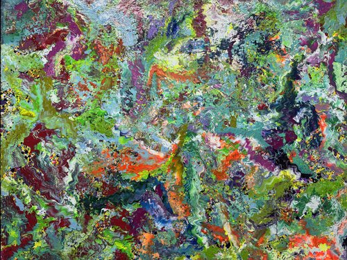 Garden of vibrance van Andre Bräuer, Schilderij te koop op Singulart