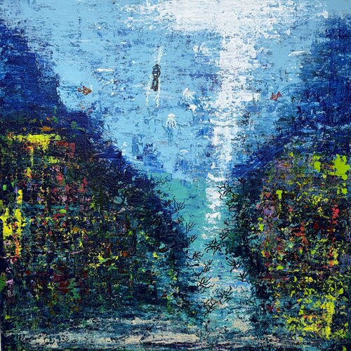 Subsurface drift von Andre Bräuer, Malerei kaufen auf Singulart