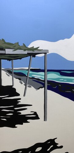 L'ILE. de michel das, Pintura a la venta en Singulart