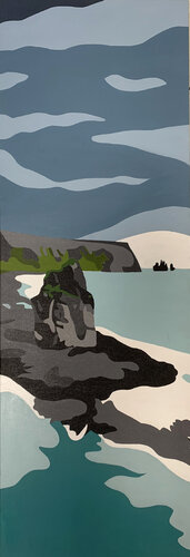 DYRHOLAEY, ISLANDE. von michel das, Malerei kaufen auf Singulart