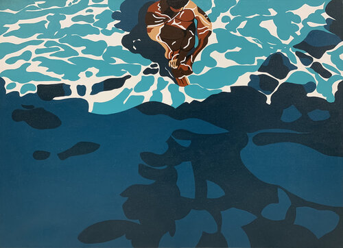 MAXIME SOUS L'EAU. michel das