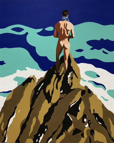LA MER D'ECUME. van michel das, Schilderij te koop op Singulart