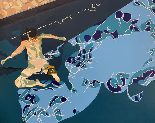 CHRISTOPHE. von michel das, Malerei kaufen auf Singulart