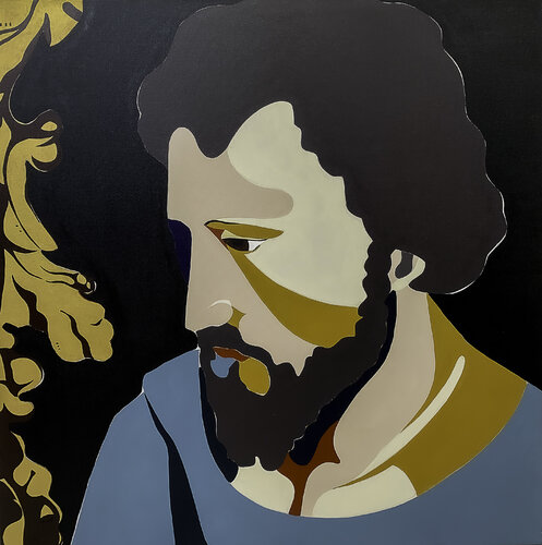 SAINT CHRISTOPHE. di michel das, Pittura in vendita su Singulart