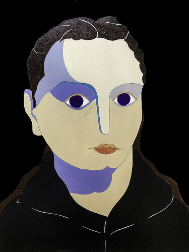 CHRISTIAN. di michel das, Pittura in vendita su Singulart