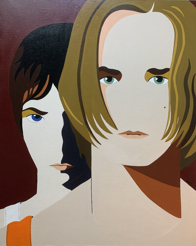 JE T'AIME MOI NON PLUS. van michel das, Schilderij te koop op Singulart