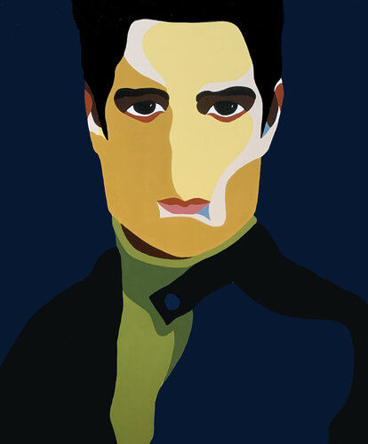 L' Italien. di michel das, Pittura in vendita su Singulart